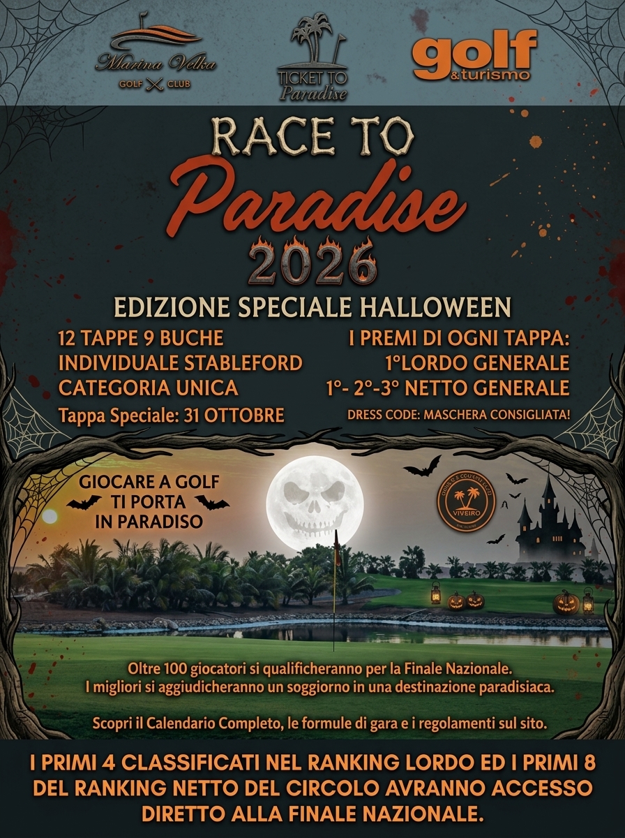 10^ Tappa RACE TO PARADISE 2026 – Halloween Edition!